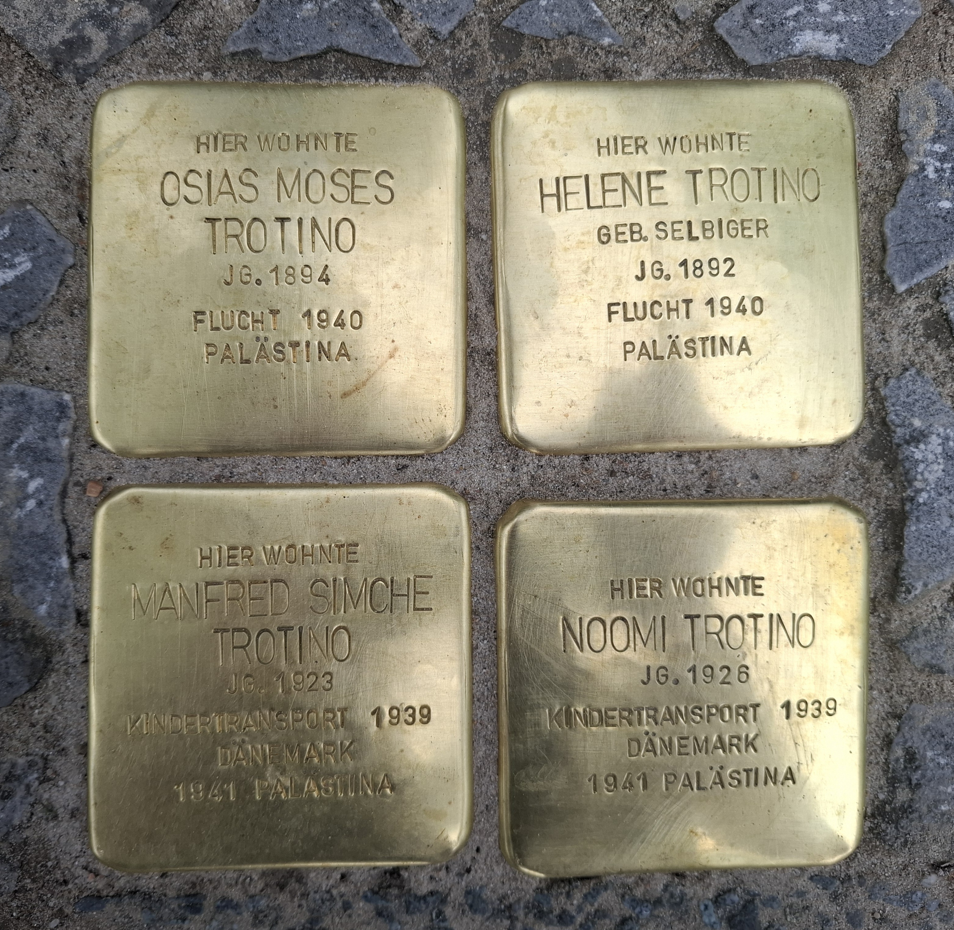 Stolpersteinverlegung 2025